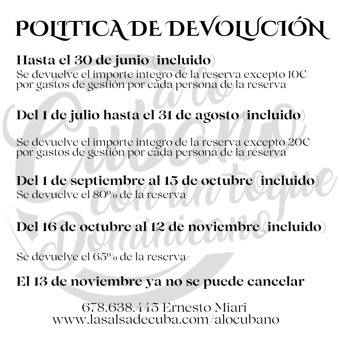 política de devolución